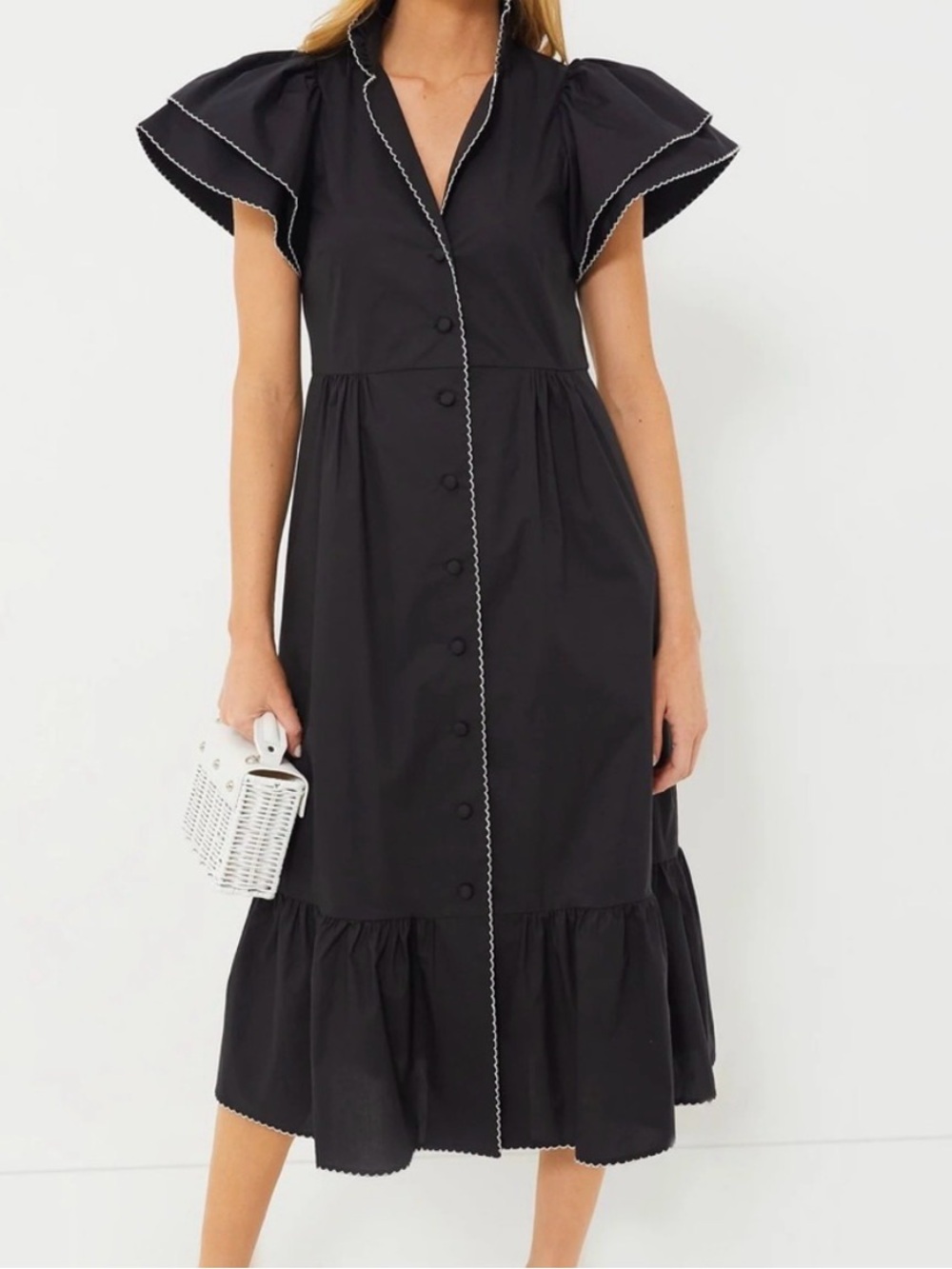 Tuckernuck Alice Midi black dress - Picture 2 of 10